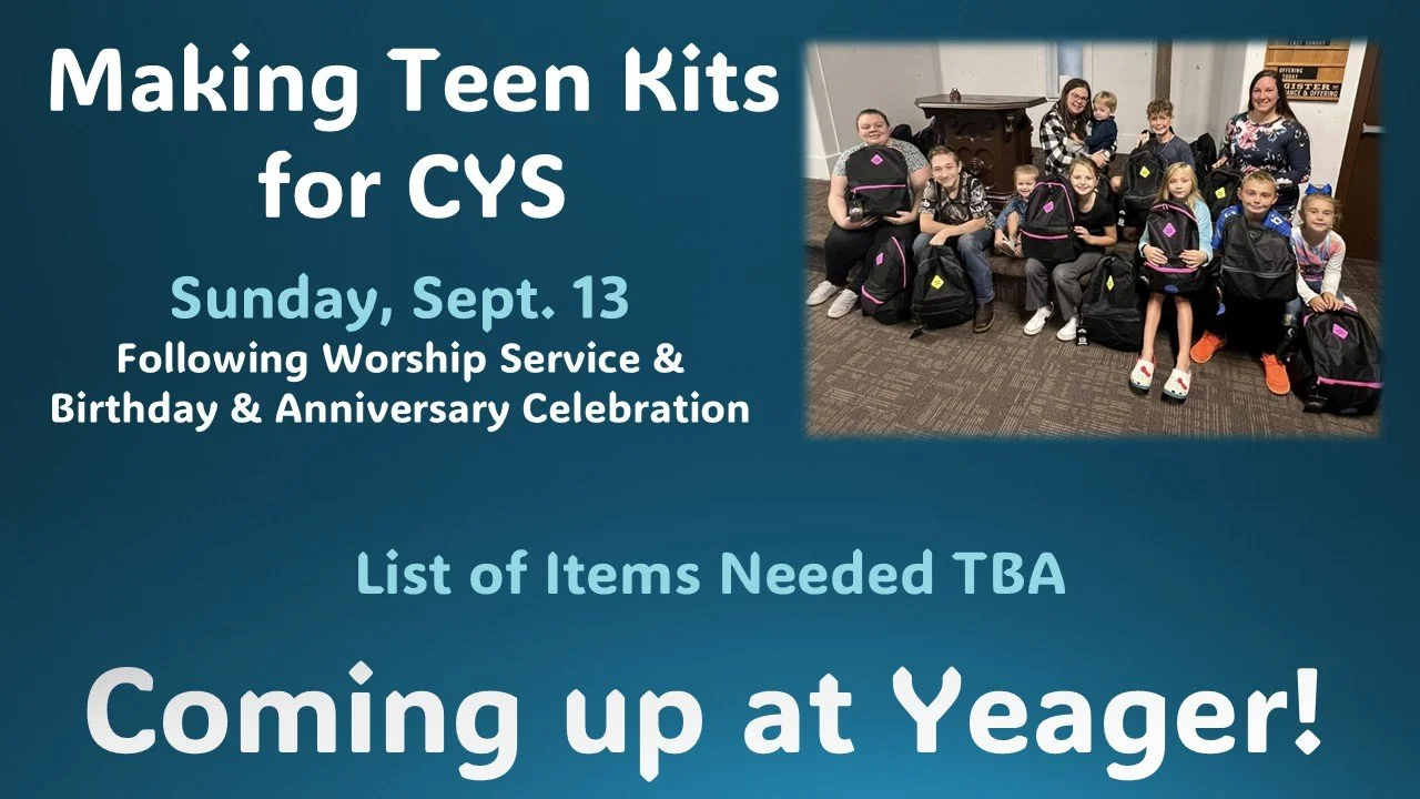 Making Teen Kits for CYS