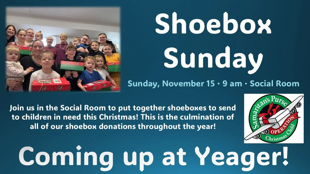 Shoebox Sunday