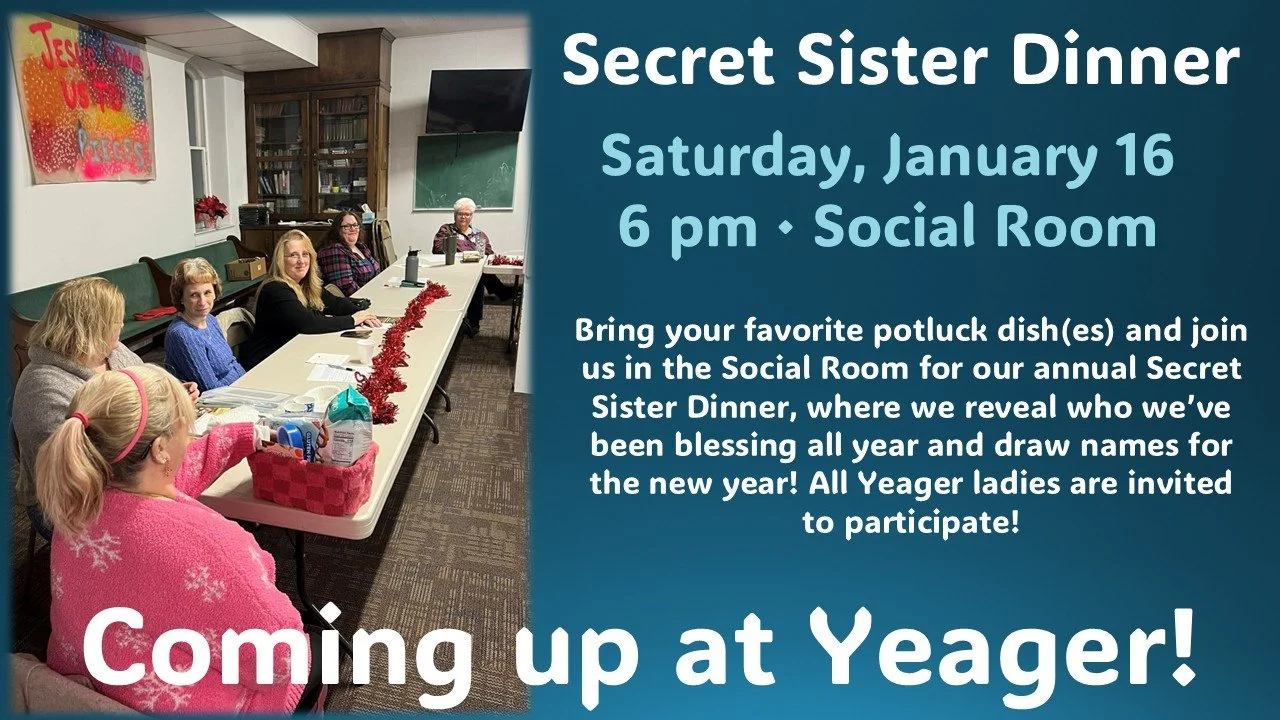 Secret Sister Dinner 2027
