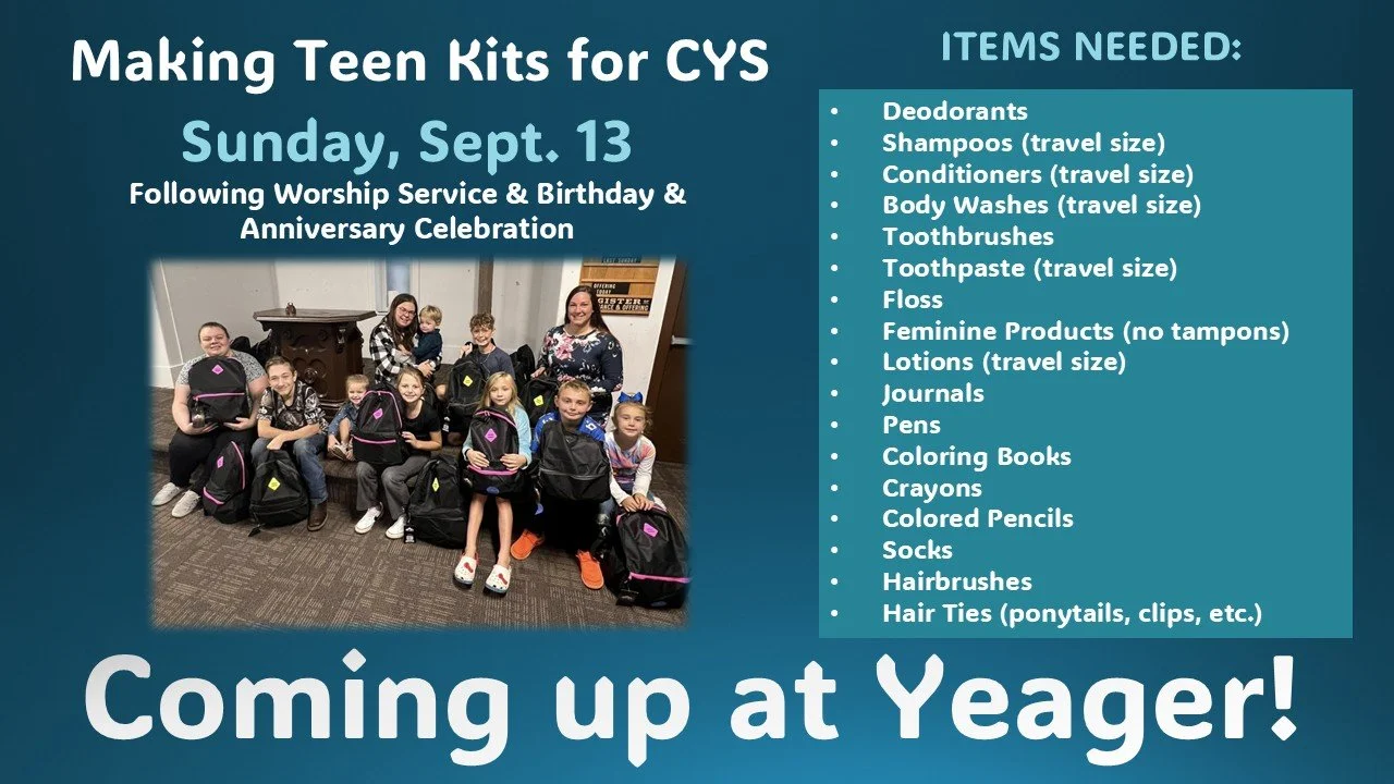 Making Teen Kits for CYS