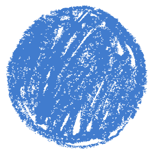 Blue textured circular object with a rough, scratched surface against a black background.