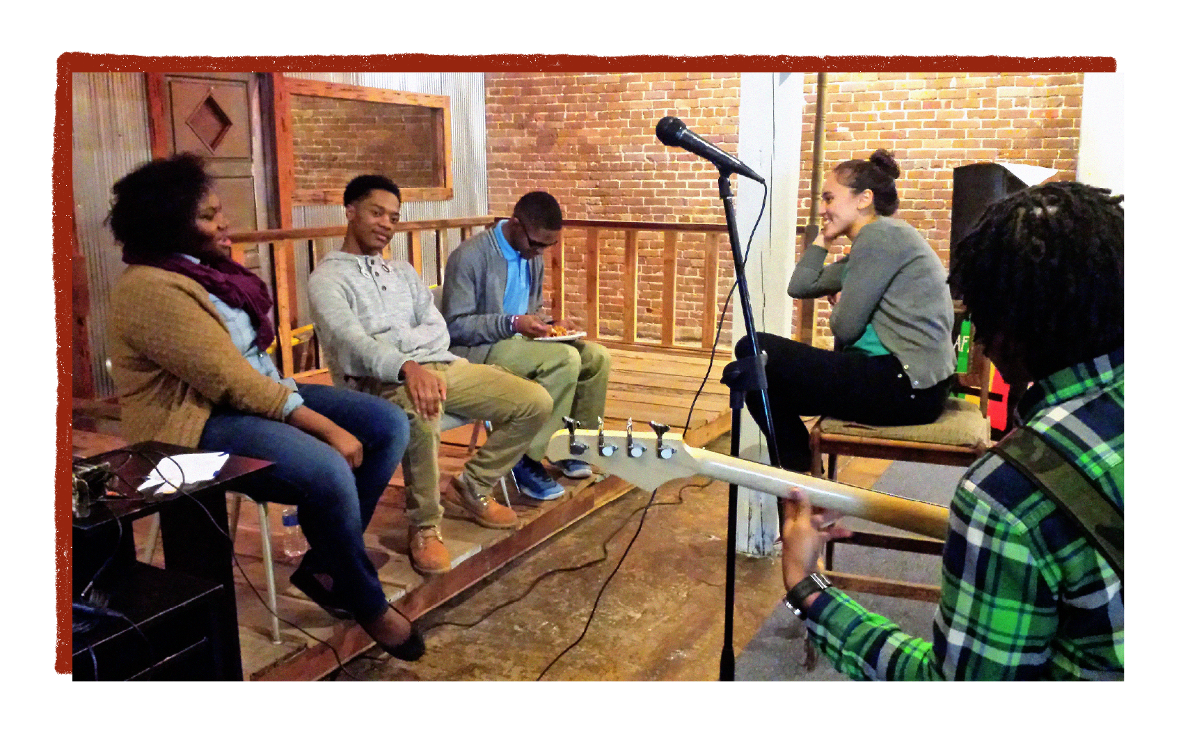 Recording studio at the creators space