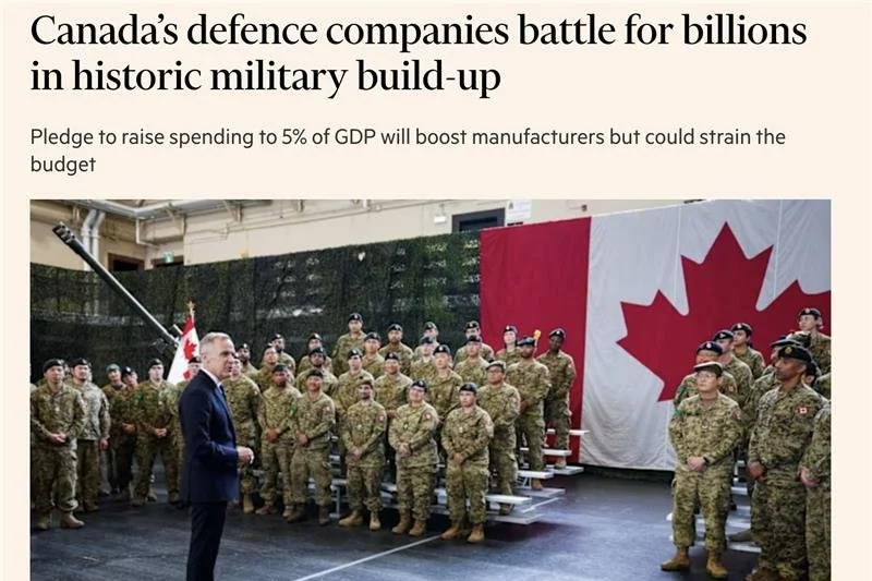 Canada’s defence companies battle for billions in historic military build-up
