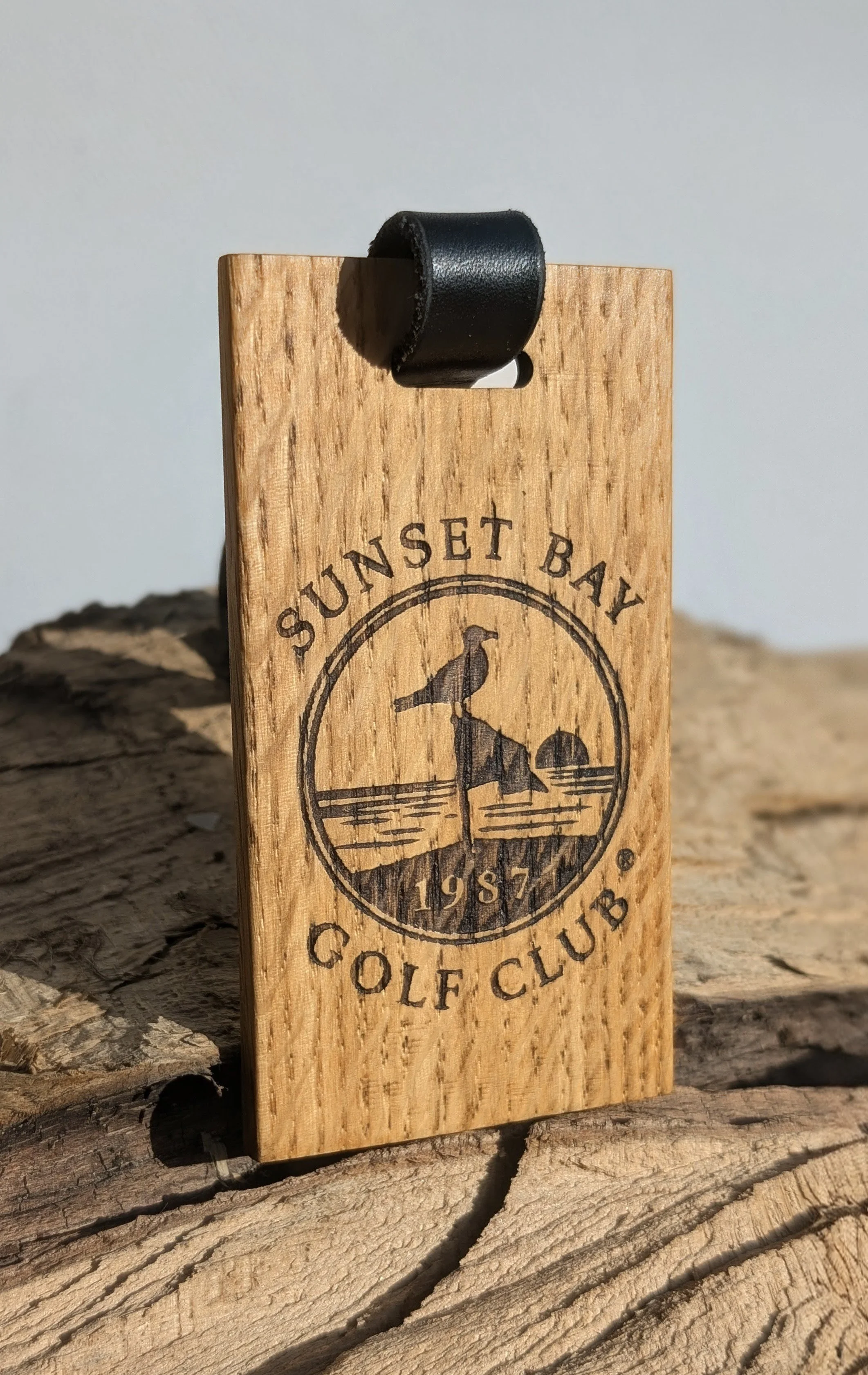 THE BAG TAG - Solid Wood