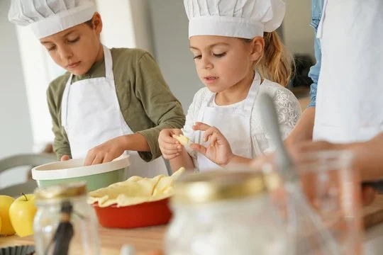 Table on 10th Kids Cooking Class 