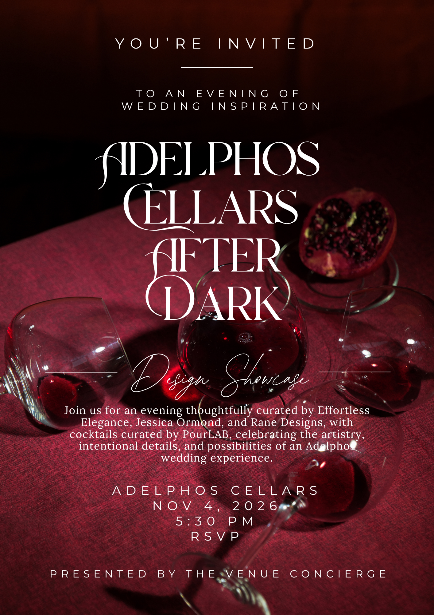 Adelphos Cellars After Dark