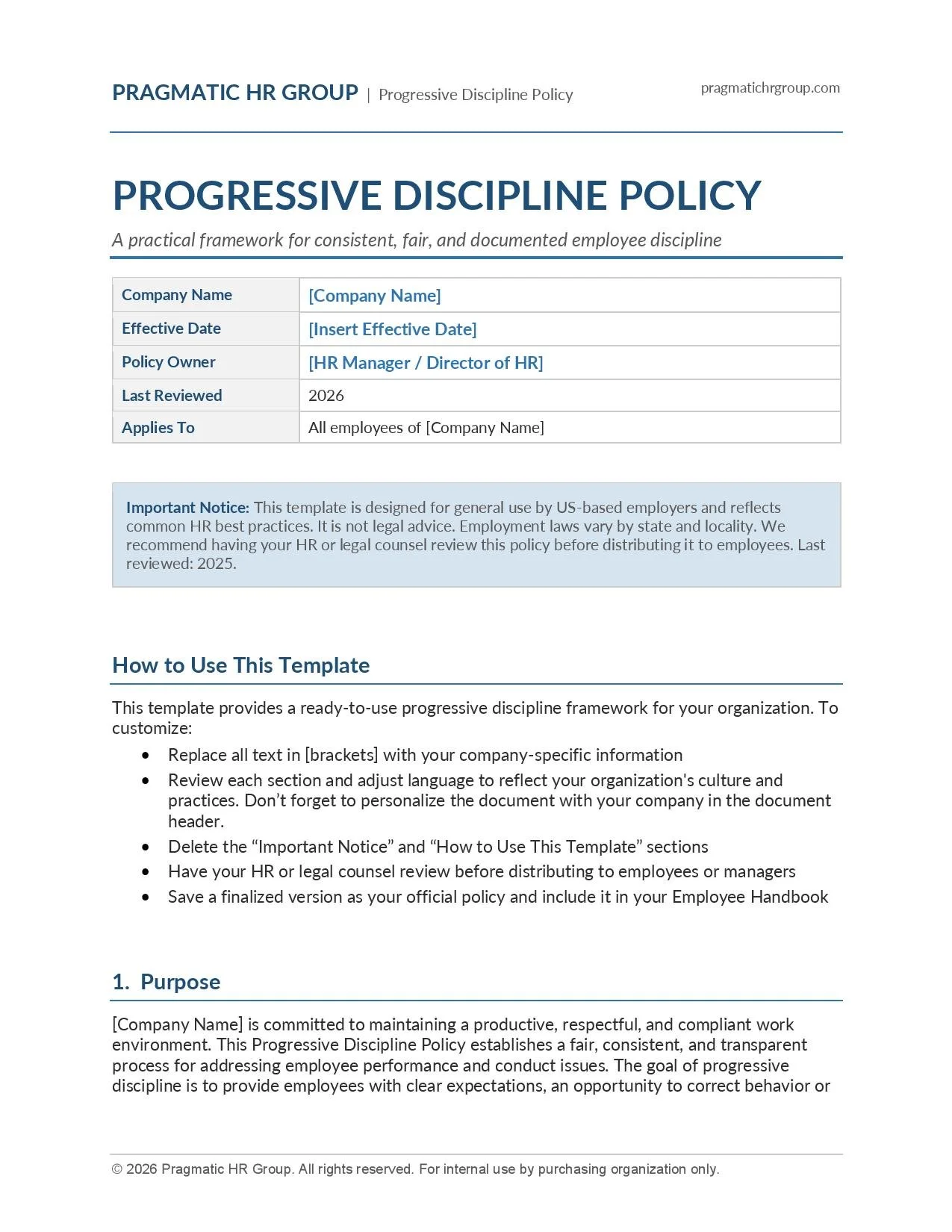 People Manager Toolkit | Pragmatic HR Group