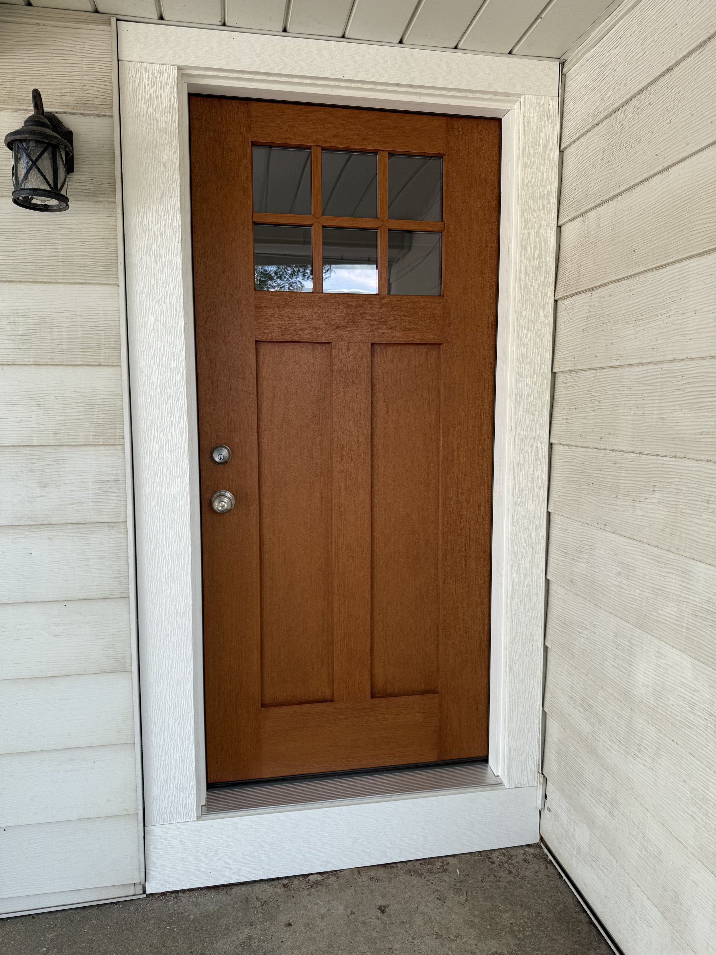Exterior Door Installed