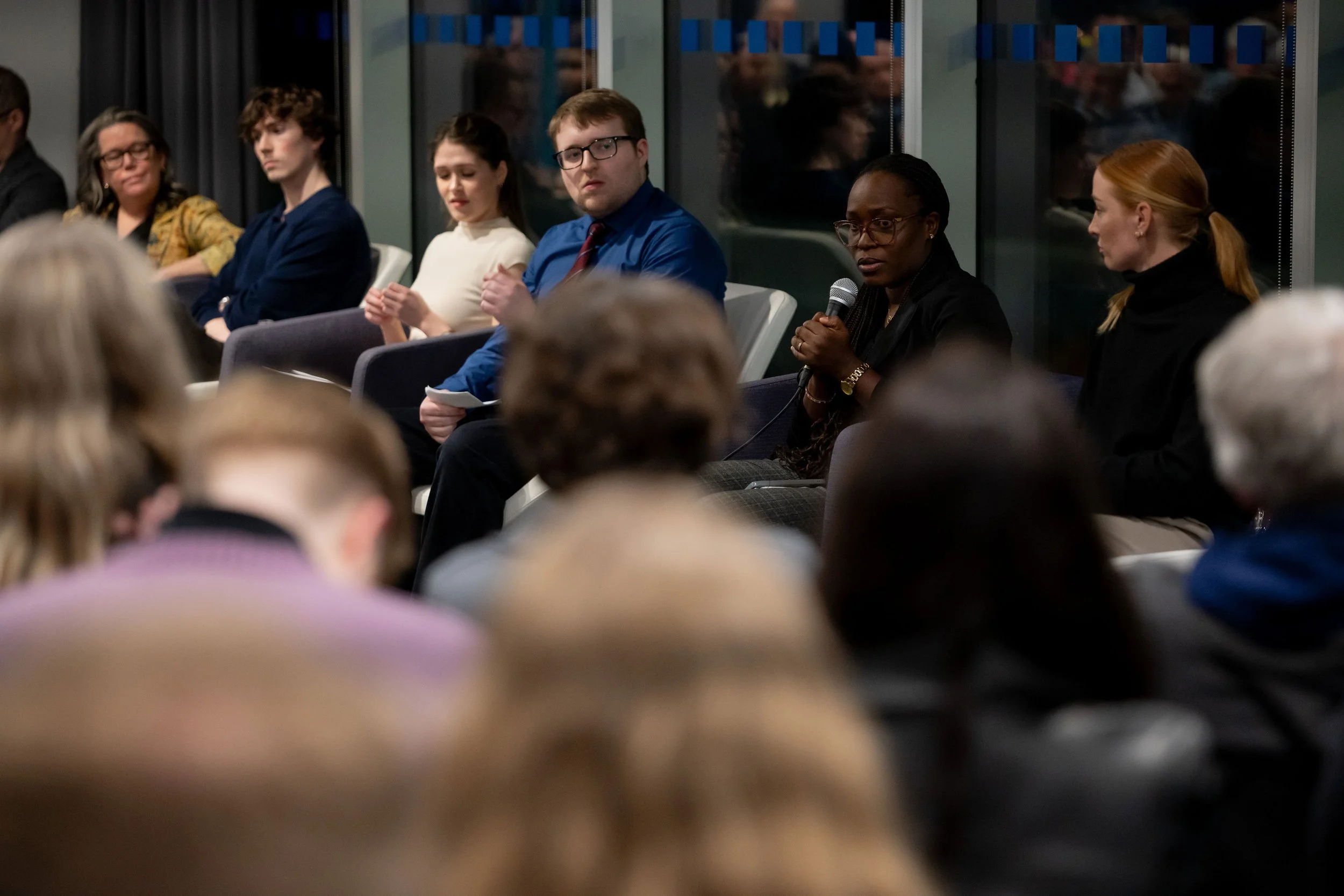 Angela Antle, Seamus McKenzie, Eric Devine,  Heather Asare Awuku, and Sarah Greene