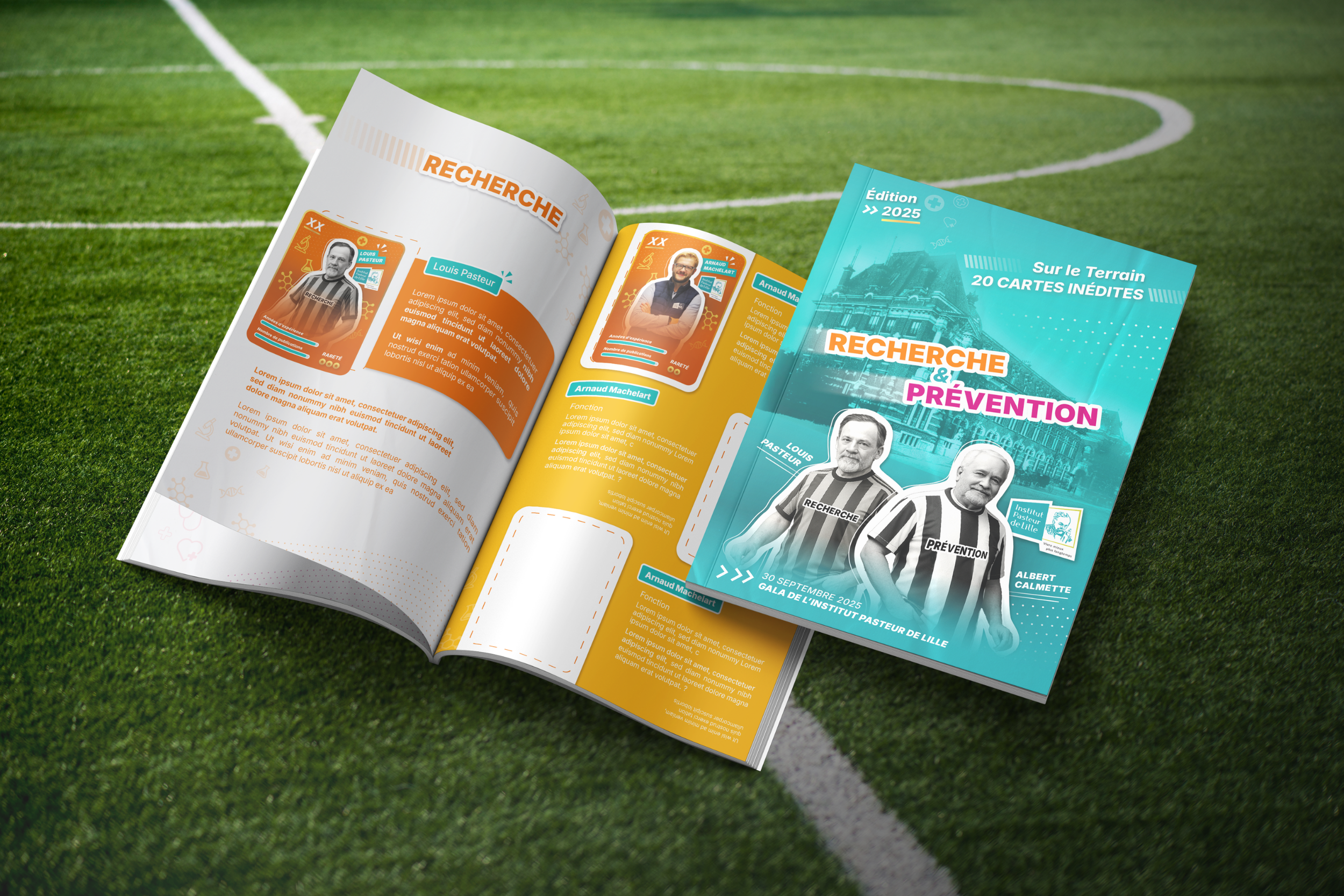 Album de Stickers "Les Champions de la Recherche"