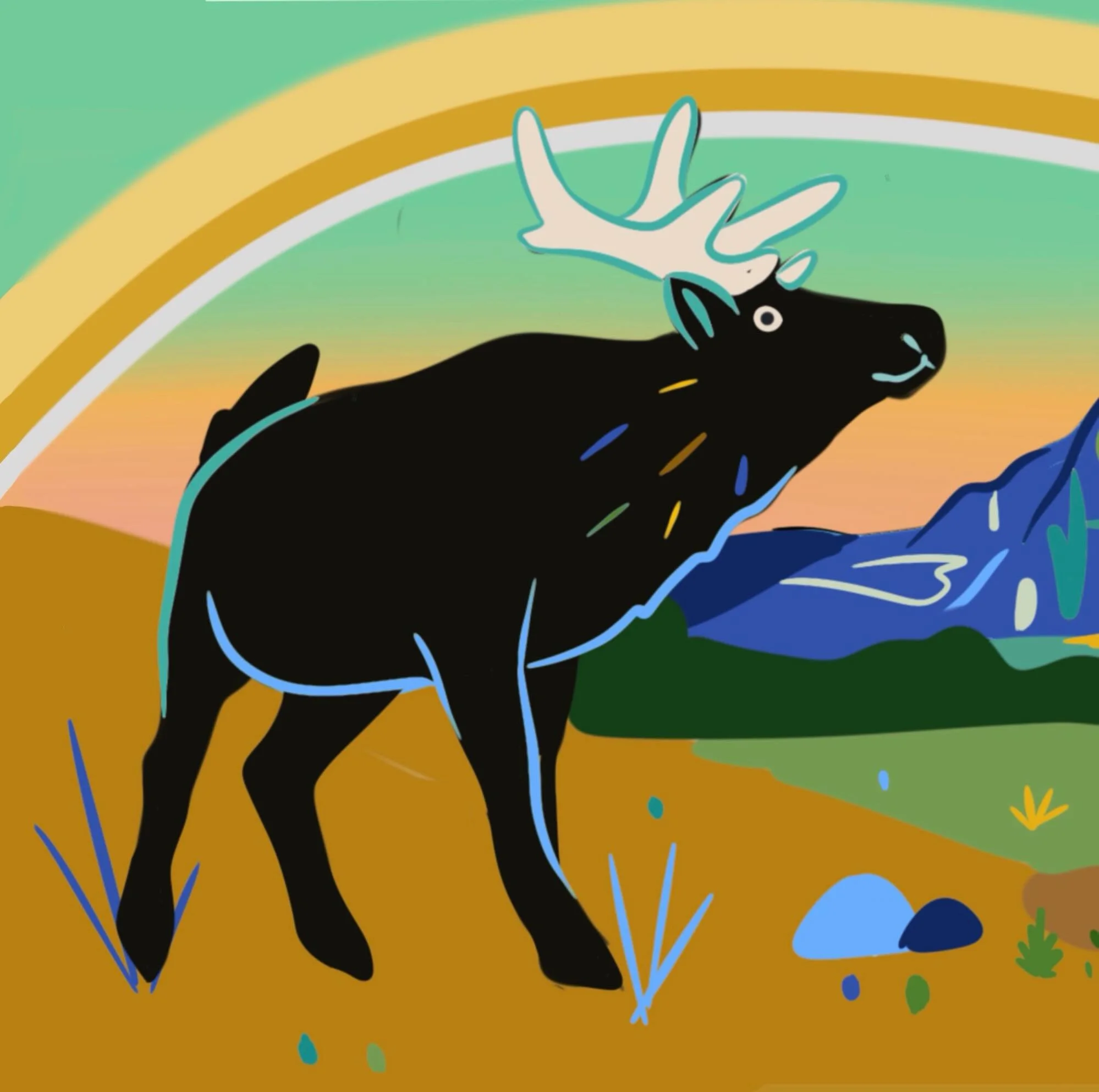 There&rsquo;s been a lotttt going on in my art world over the past few months, it&rsquo;s been hard to keep up!

Here&rsquo;s the design I made for my Recovery in Colour mural for a 40ft sea can with @uplift.fest.jasper. You&rsquo;ll notice the final