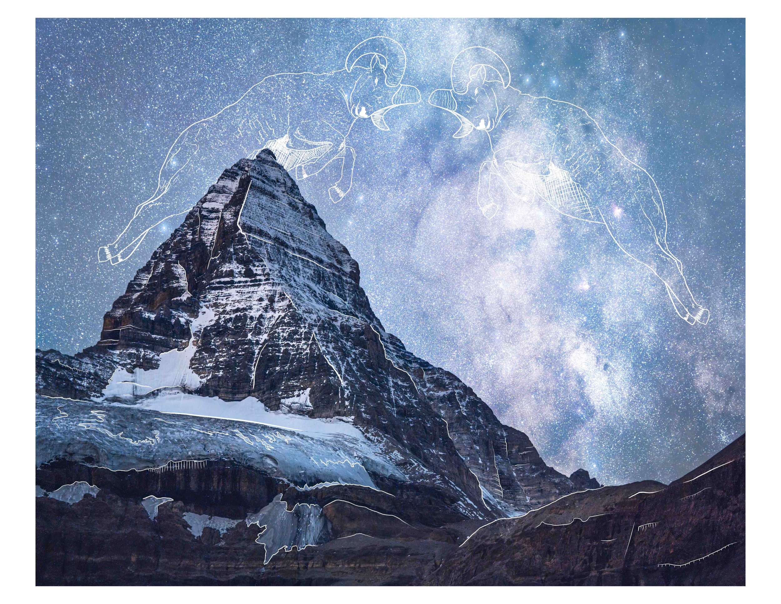 The Battle, from Constellations: Mount Assiniboine under the Milky Way