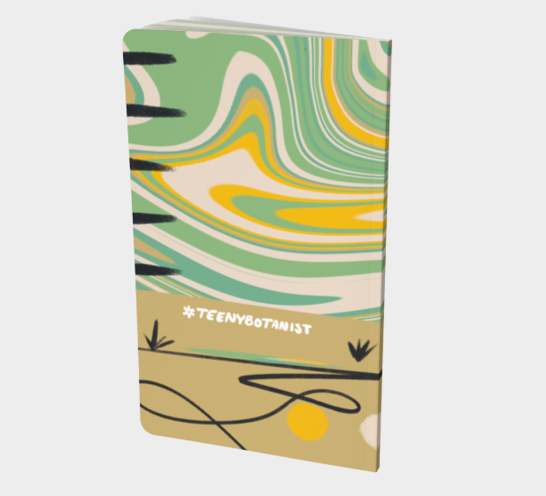 Wild Cutie notebook, back cover