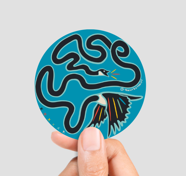 Silly Goose Sticker