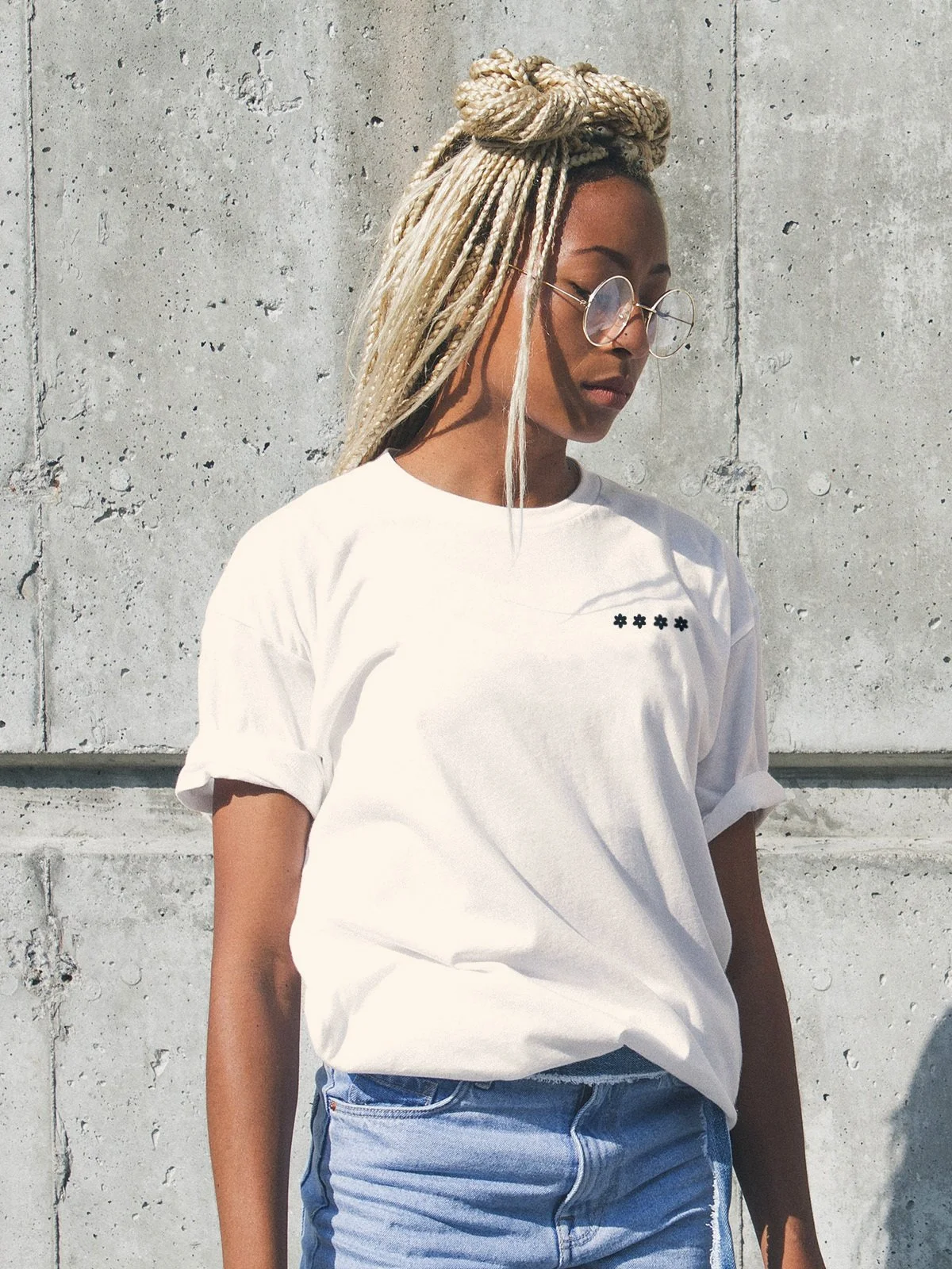 Model wearing the Banff Wild Things tee, front