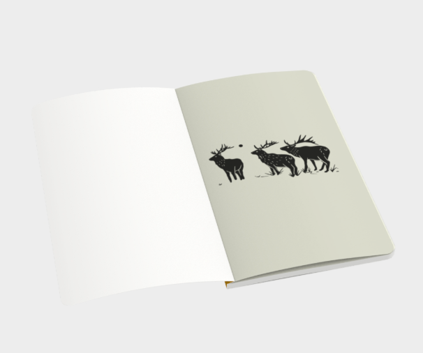 Elk notebook open to bullet pages