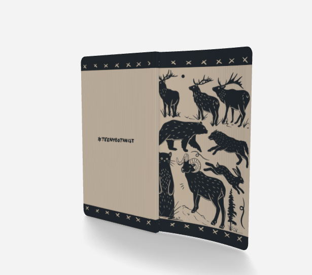 Wild Things notebook lying flat