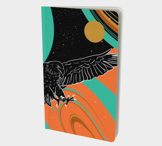 Eagle notebook by Teenybotanist, front cover