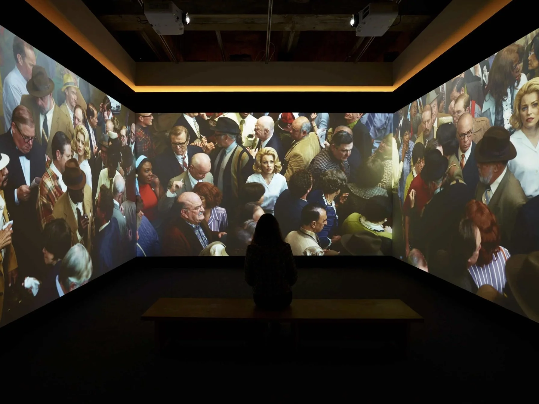 Managed studio-side production for a short film starring Elizabeth Banks, coordinating a large-scale cast and crew, with resulting photographic and video works premiering at the Corcoran Gallery of Art in Washington, D.C.