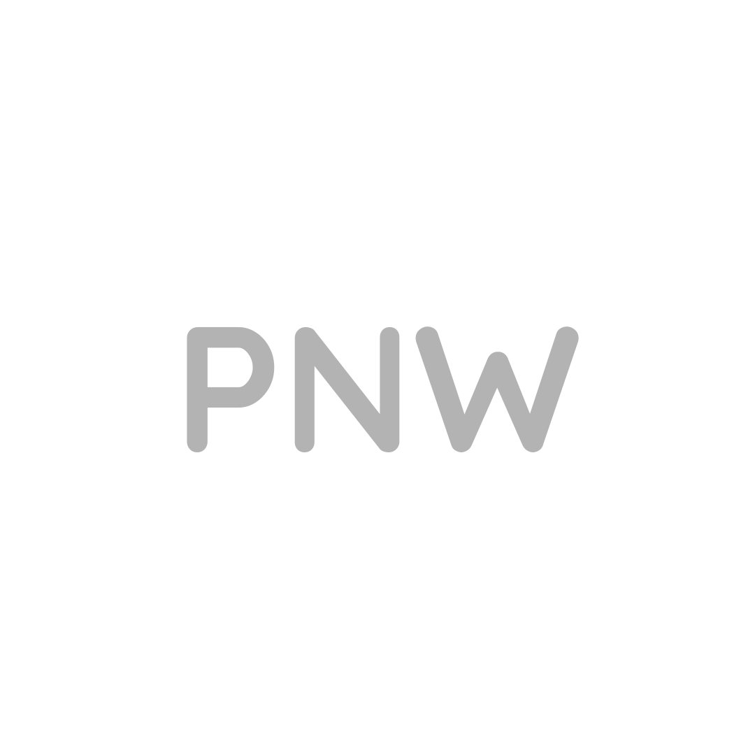 The text 'PNW' in grey letters