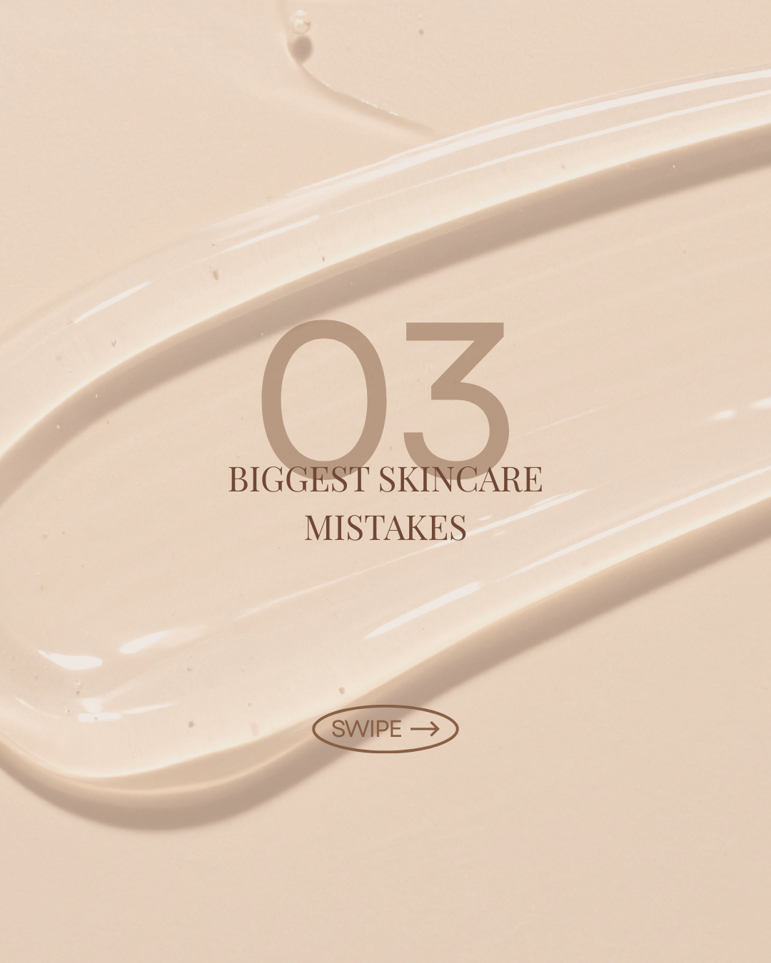 grahpic with skincare mistakes