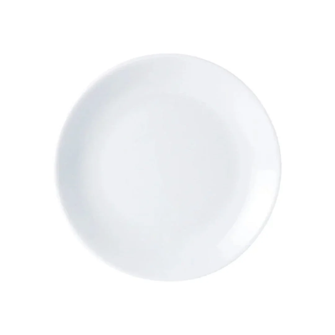 A round, white, smooth sphere with a glossy surface.