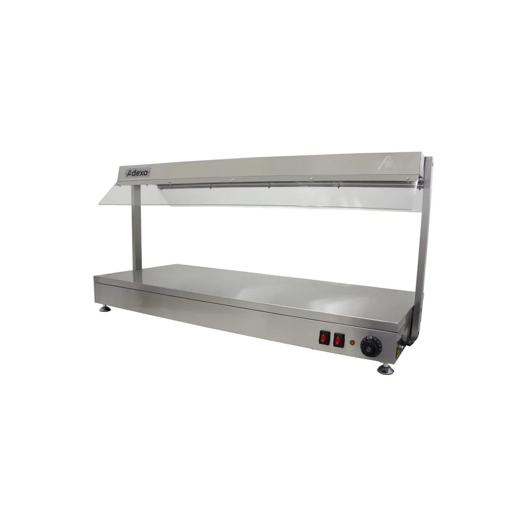 Heated gantry food warming unit