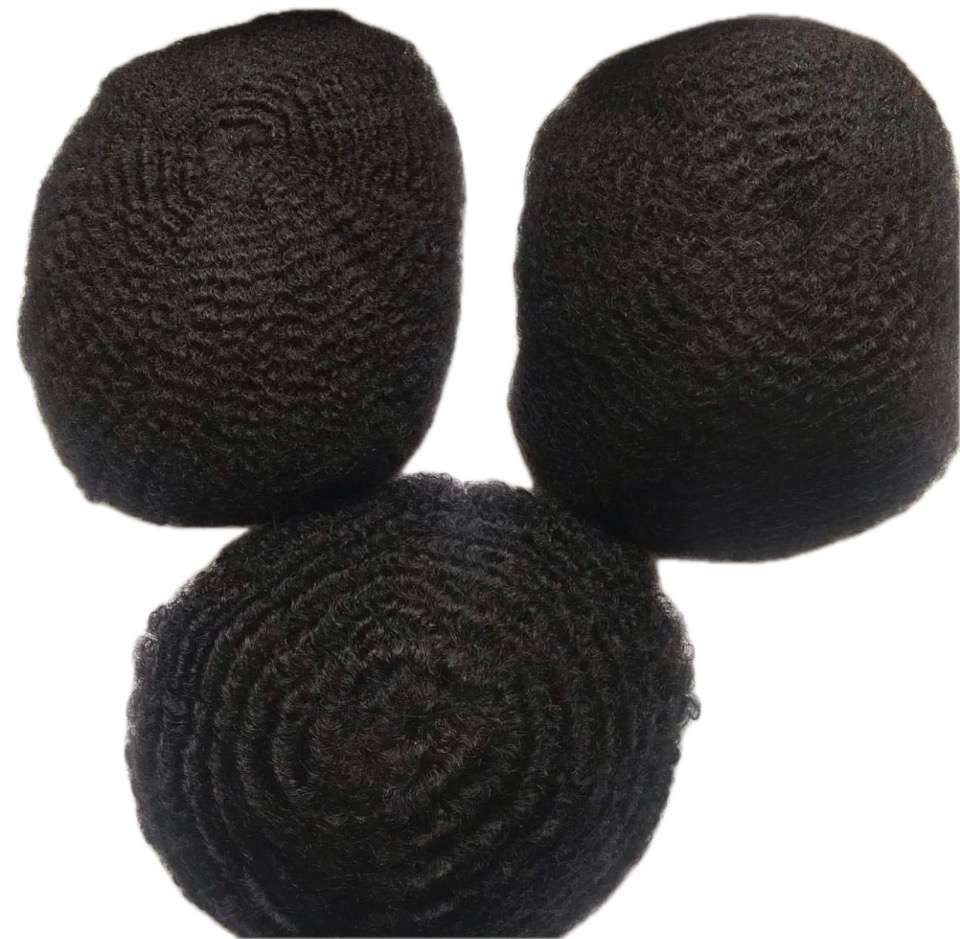Kinky Coily Human Hair Topper .png
