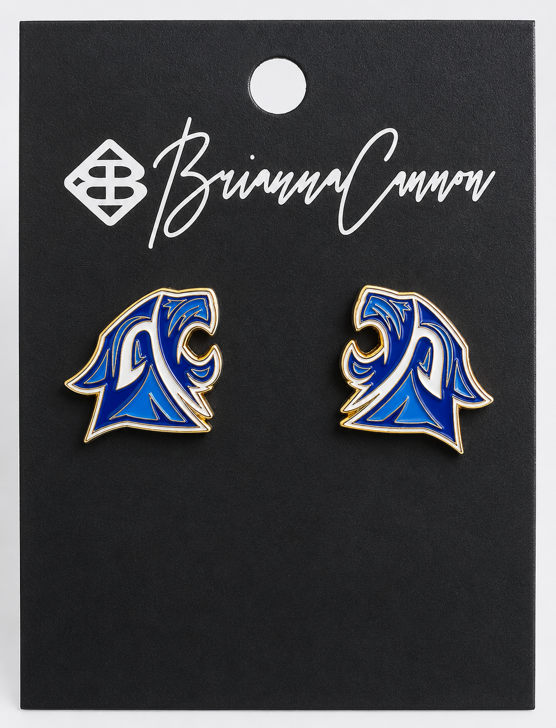 Cougar Head Stud Earrings - Large
