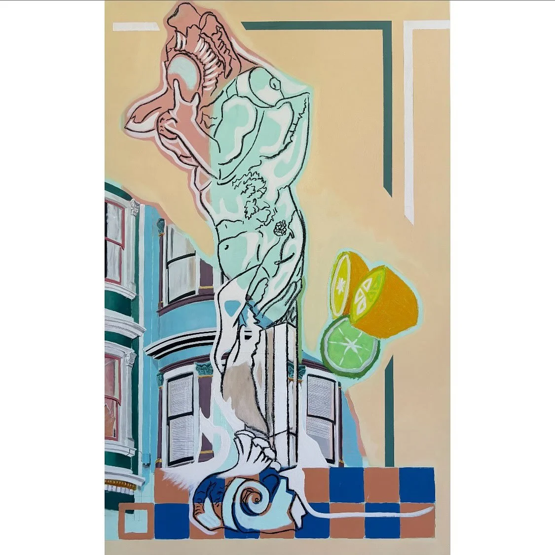 &ldquo;Limestone Figure&rdquo; 
30x48&rdquo;

#art #painting #artist #fineart #artistofinstagram #acrylicpainting #resinart #popart #gallery #soloshow #soloexhibition
@elevationgallery