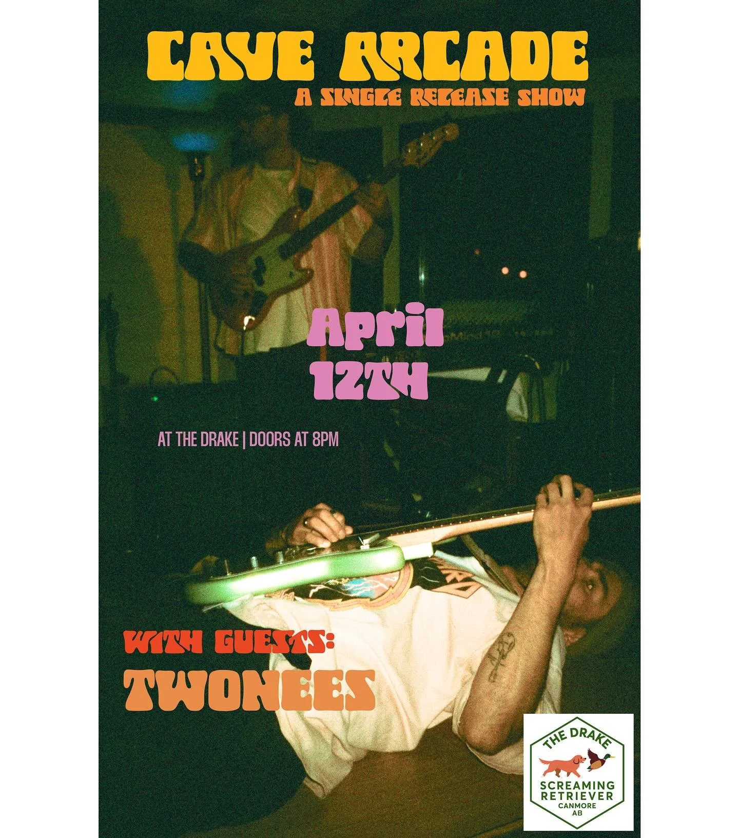 Hey Canmore,  we&rsquo;re playing  at @drakepub Sunday, April 12, and will be releasing a new song that day too. We hope you can come and enjoy the show.@twoneesband will be playing too. A GUARANTEED GOOD TIME!!!!!!!!!!!!!!!!!!!!!

tickets available 