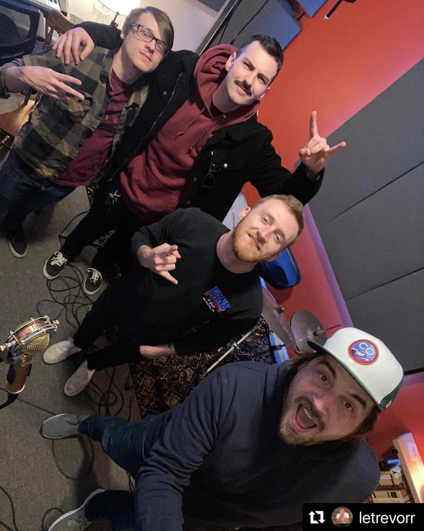 This was fun AF 
・・・
Repost @letrevorr
・・・
What a day! @jessecasemusic @outsideraudio was such a great dude to work with. Thank you @the_adventures_of_kribz1 and @radio_db for coming and laying it down with me. I&rsquo;m super excited to share the fi