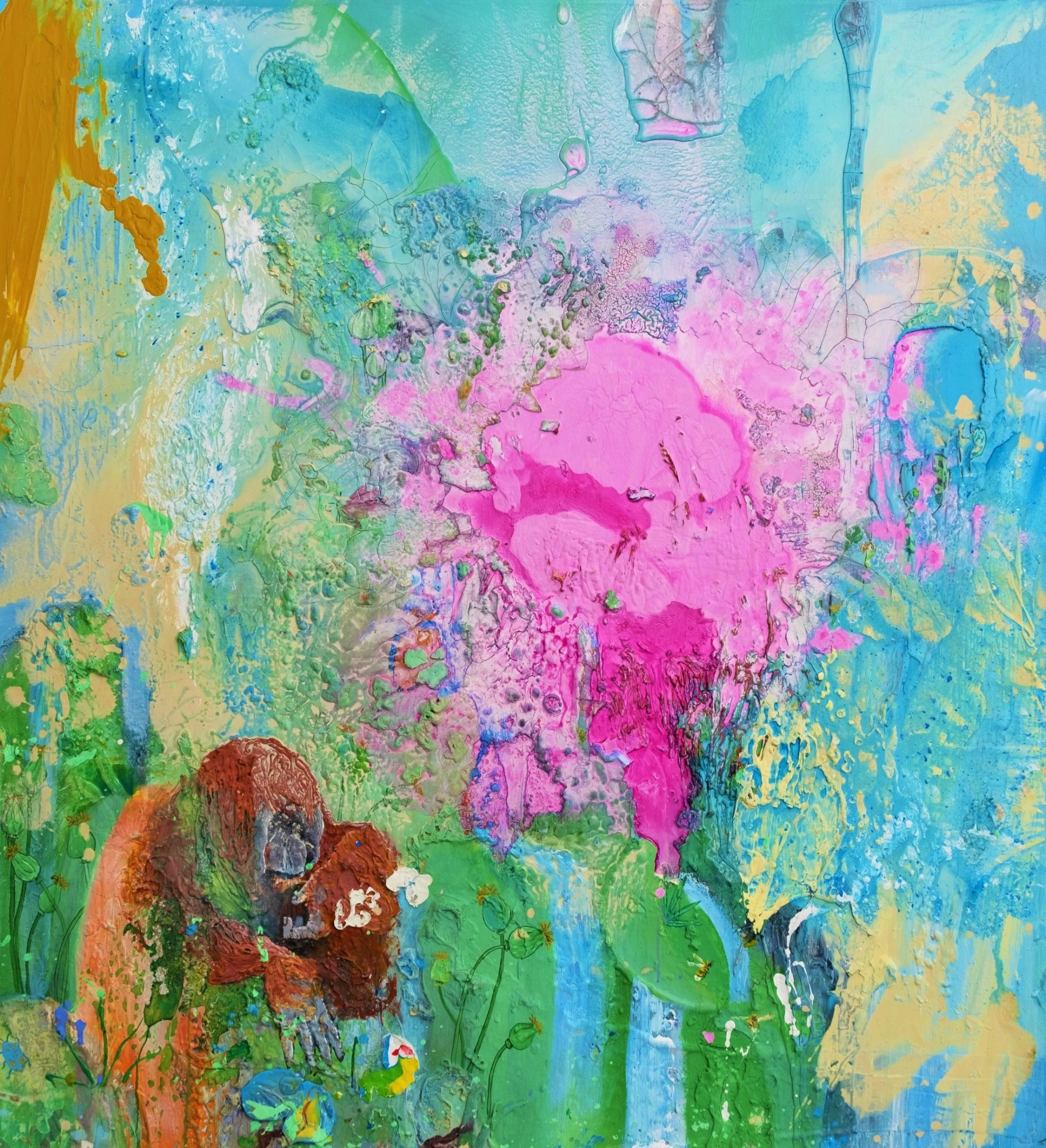 Orang Outang, 140 x 130 cm, acrylic on canvas, 3000e.jpg