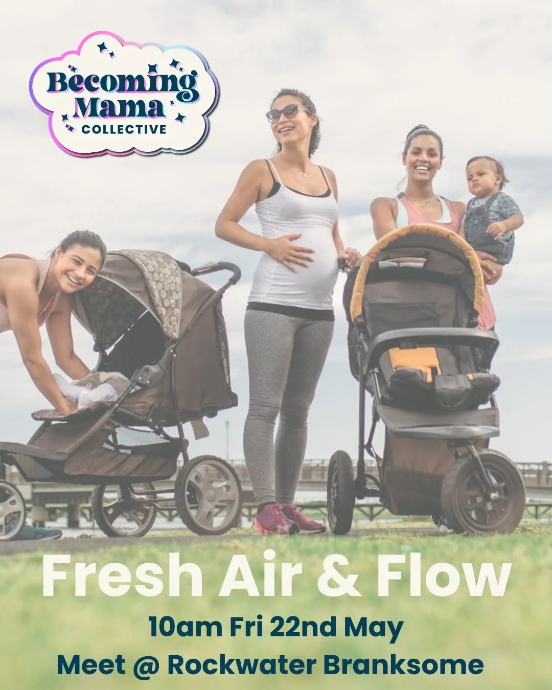 FREE &lsquo;Fresh Air and Flow&rsquo; Becoming Mama Collective monthly meets for all Pregnant and Mamas - you are very welcome to join us whether you are current clients or not. 
🚶🏻&zwj;♀️🤰🏻
You are warmly invited to our free monthly walk &amp; t