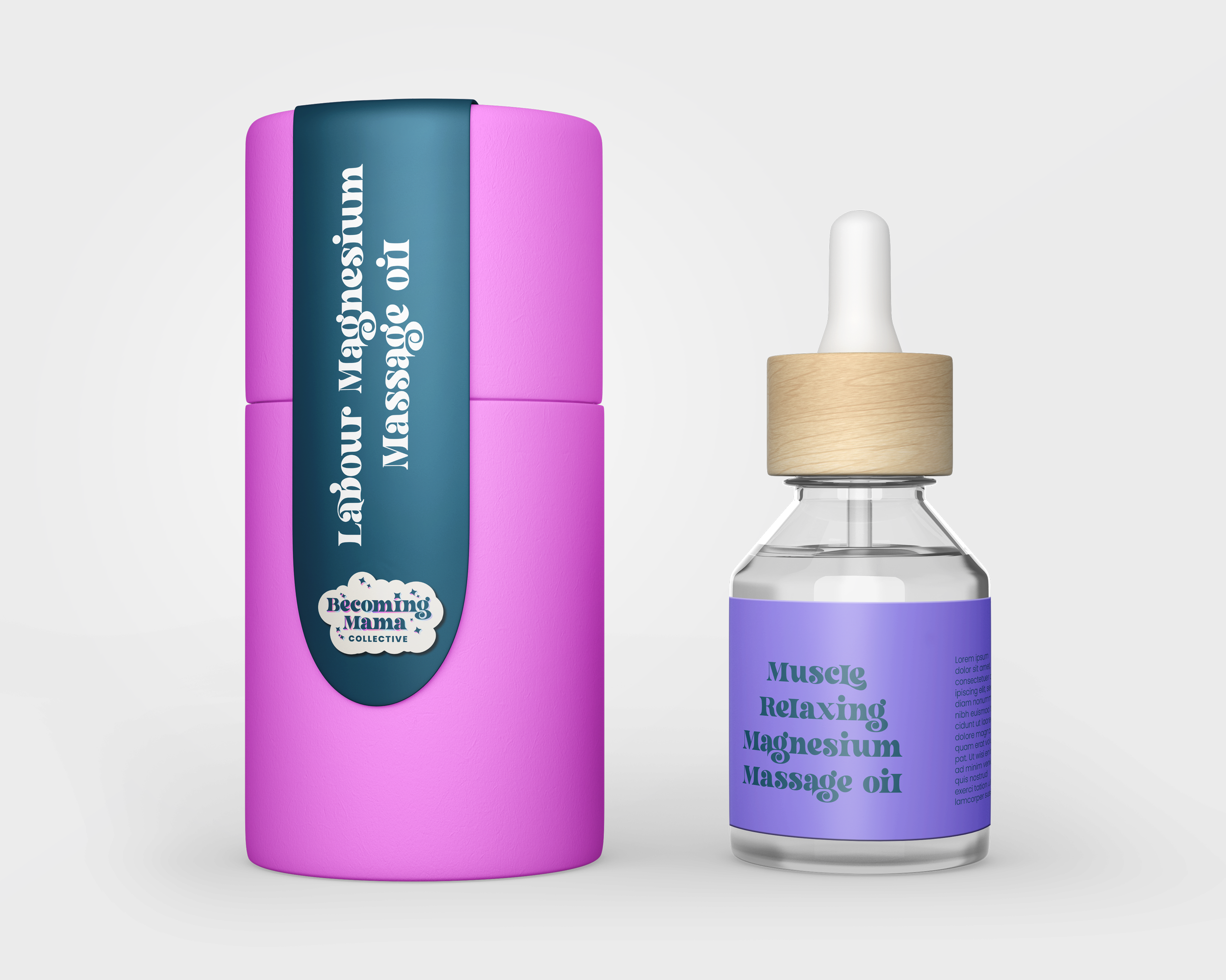 labour relaxing magnesium massage oil