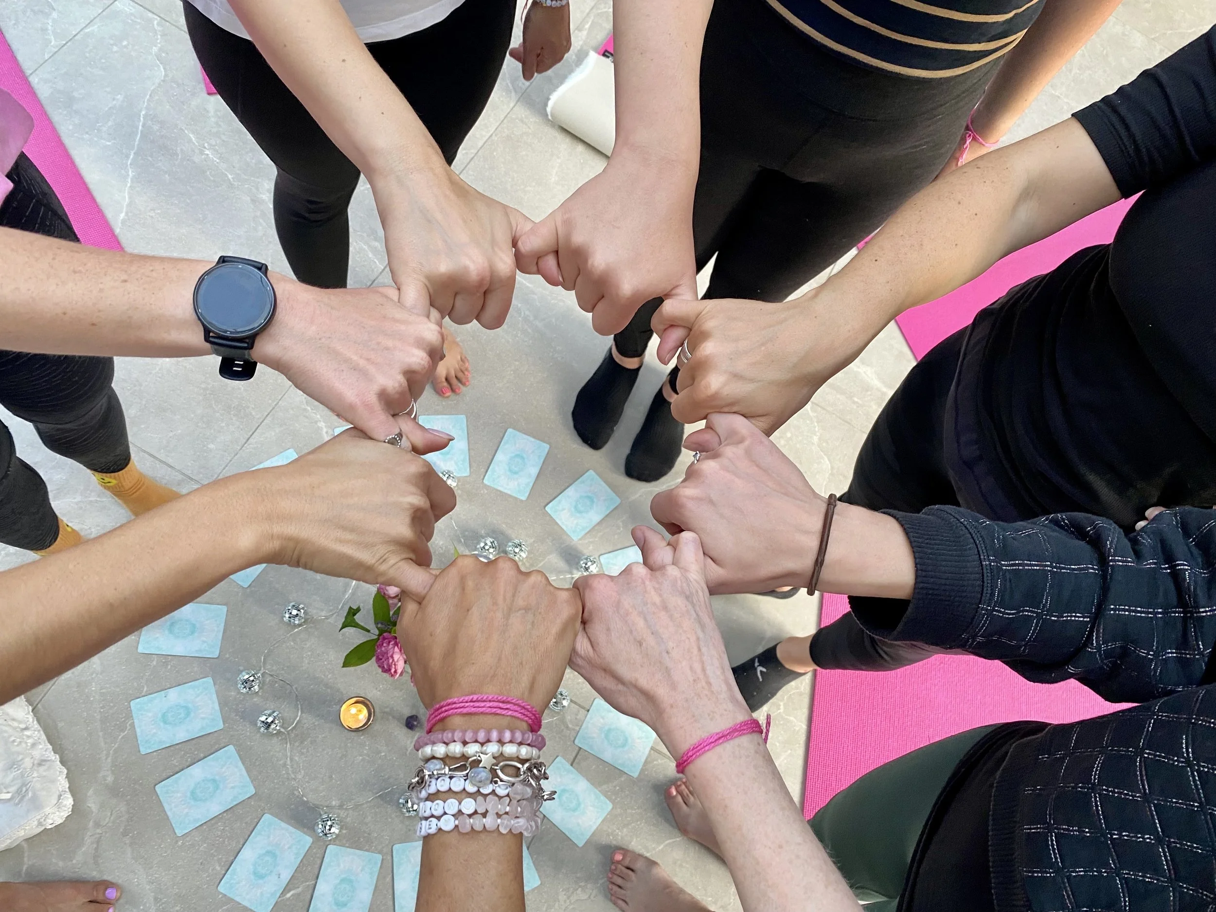 pregnant rose quartz bracelet