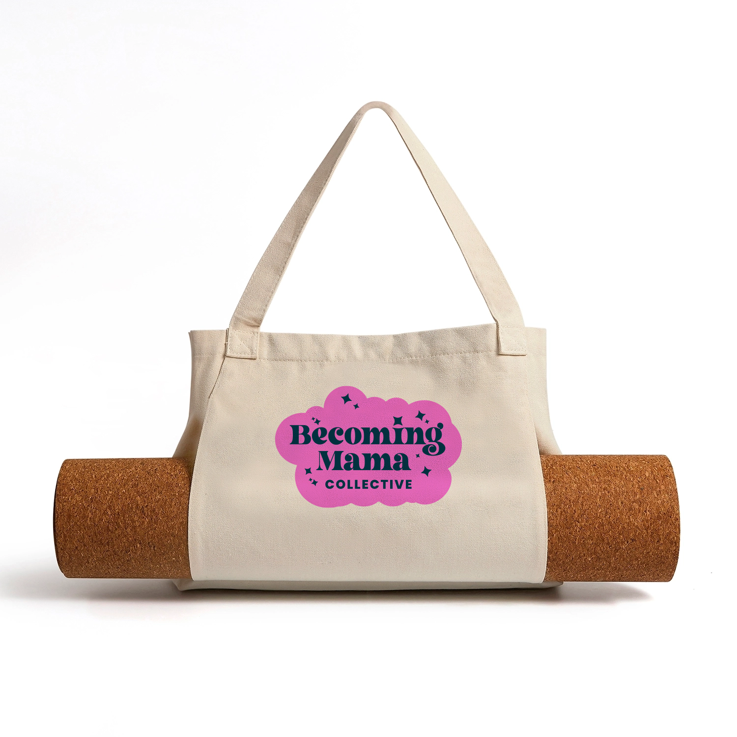 Becoming Mama Collective yoga bag