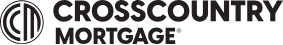 CrossCountry Mortgage logo with text and circular emblem