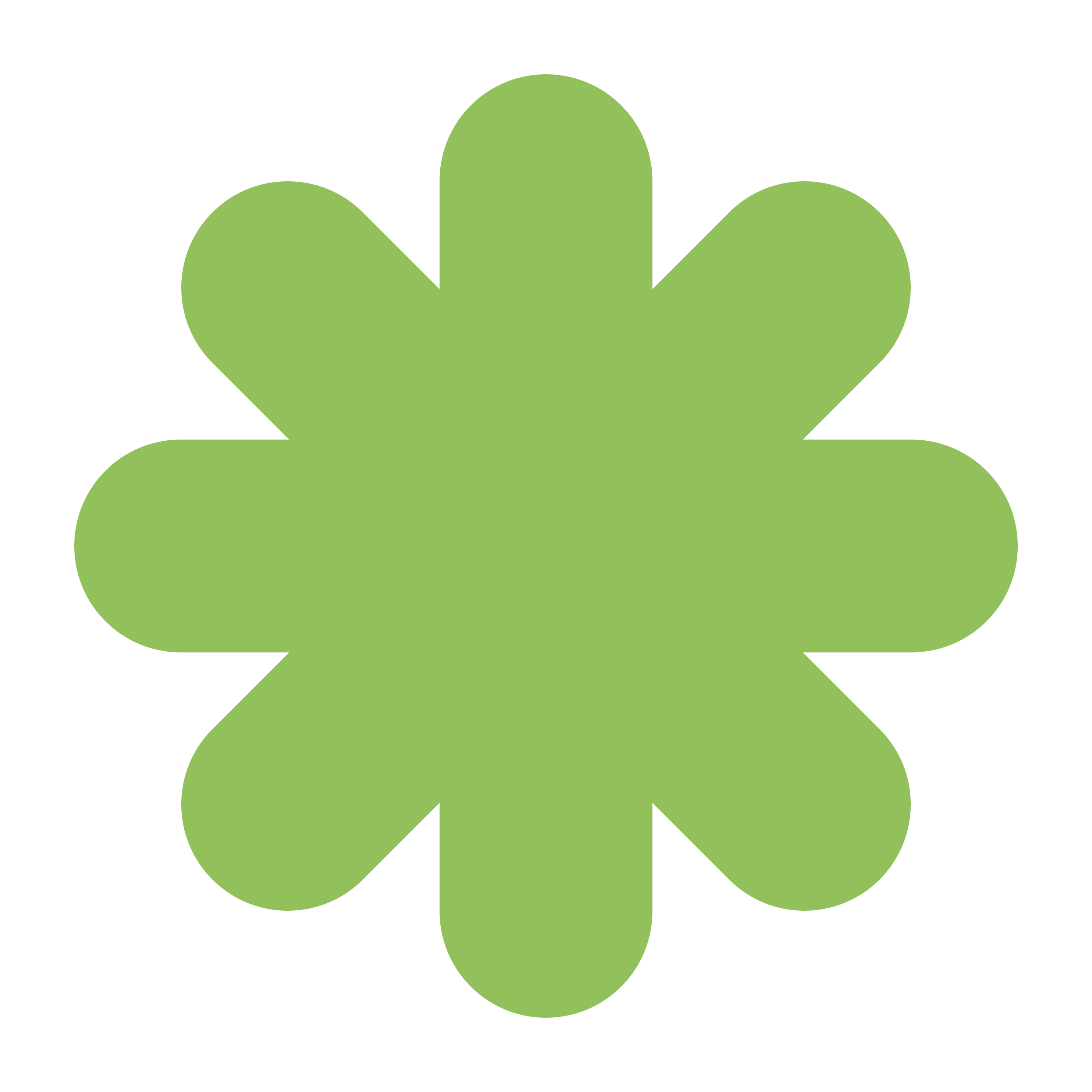 Green blobby shape with multiple rounded protrusions on a black background.