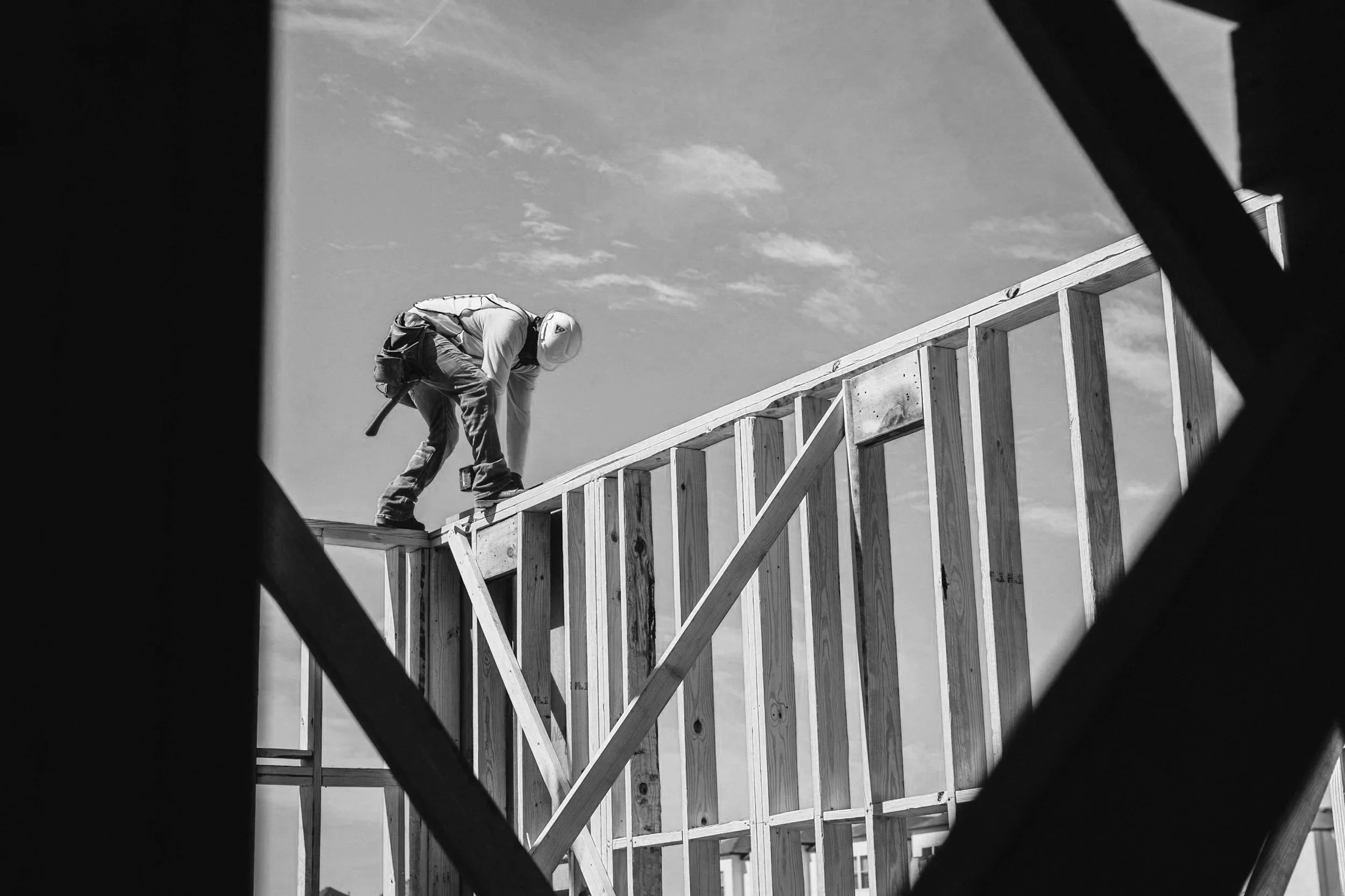 construction worker on construction site