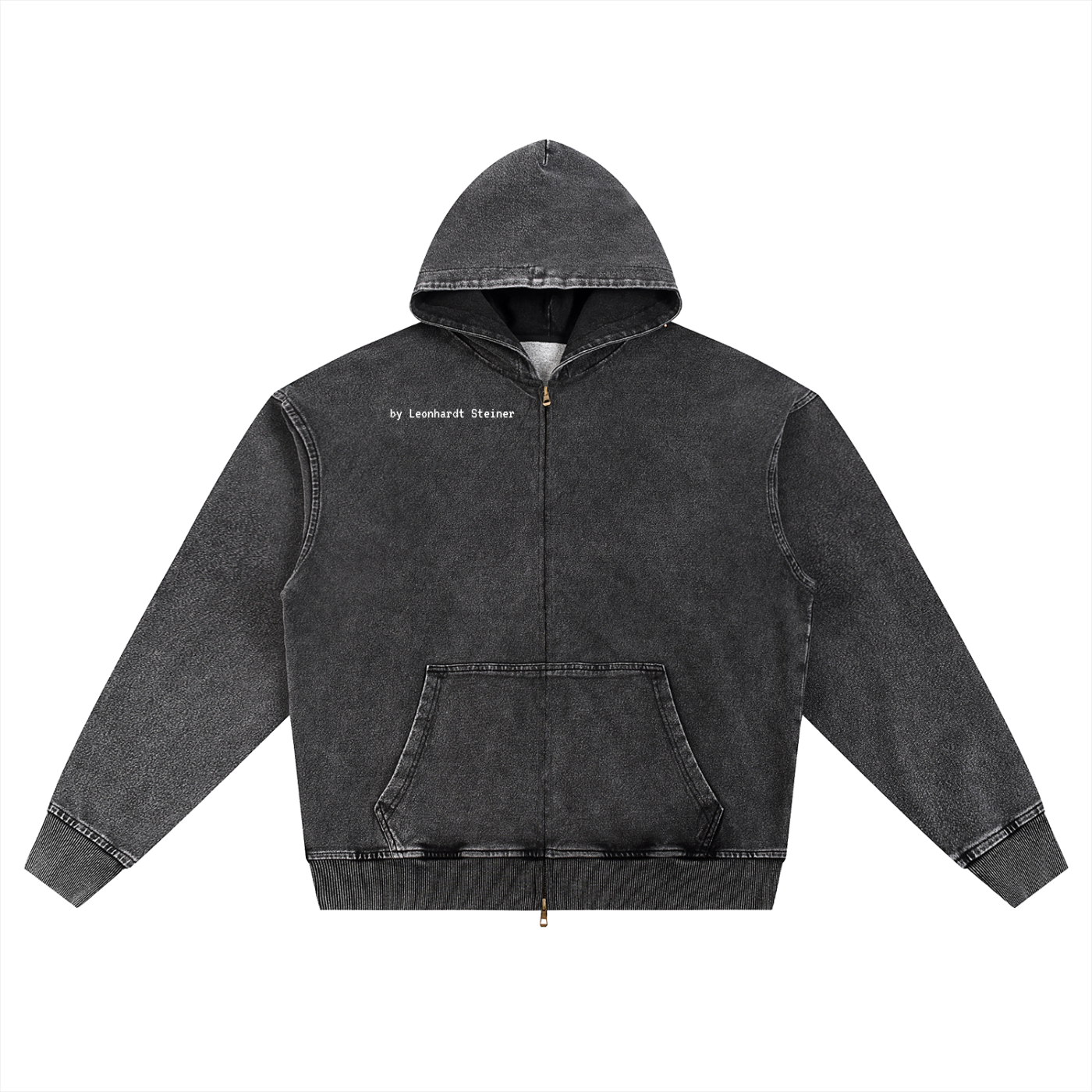 Snöw Wash Oversized Zip-Up Hoodie