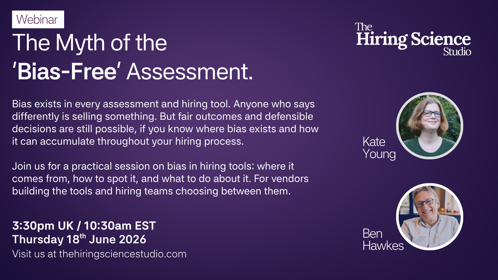 The Myth of the ‘Bias-Free’ Assessment
