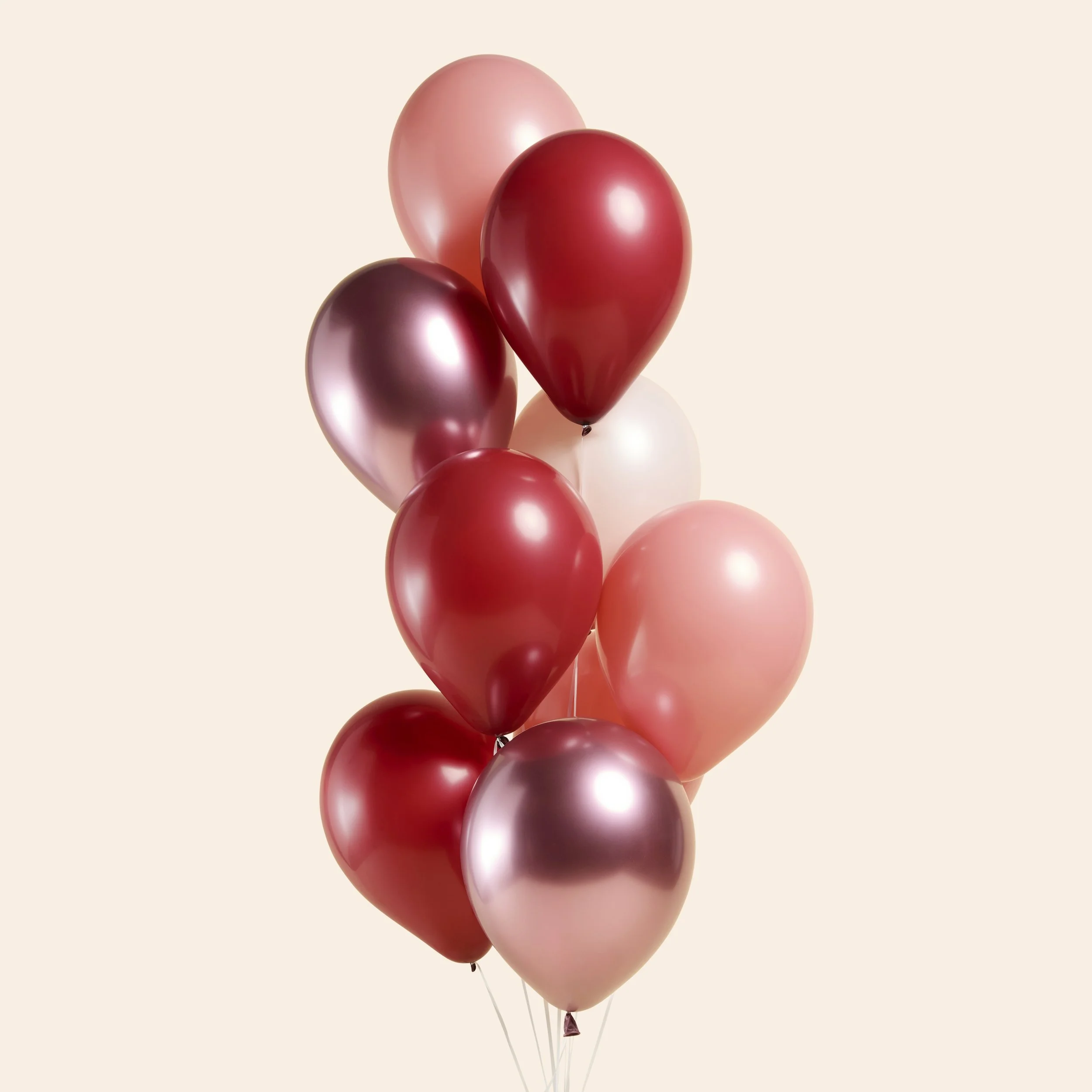 wine pink merlot with pop of metalic