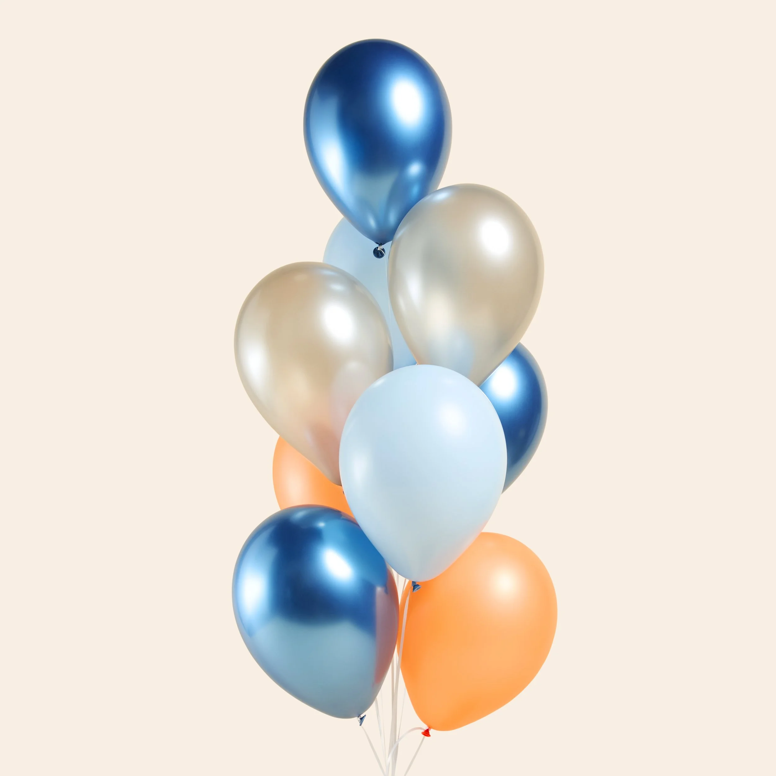 blues with pops of neon