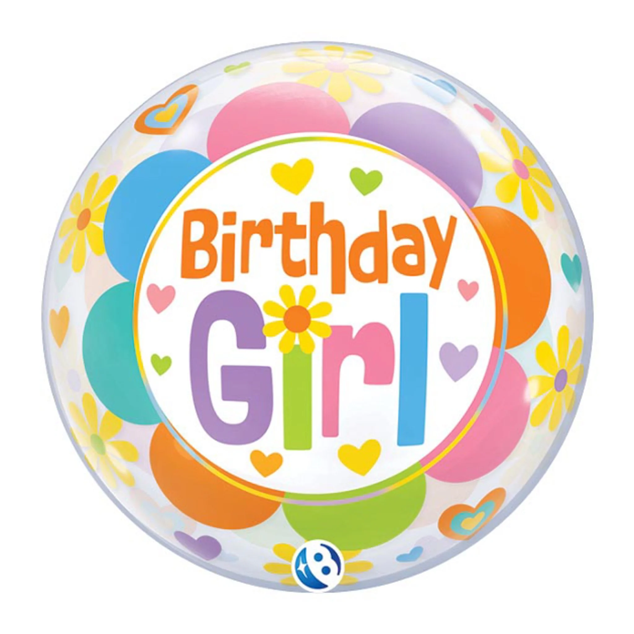 birthday girl bubble