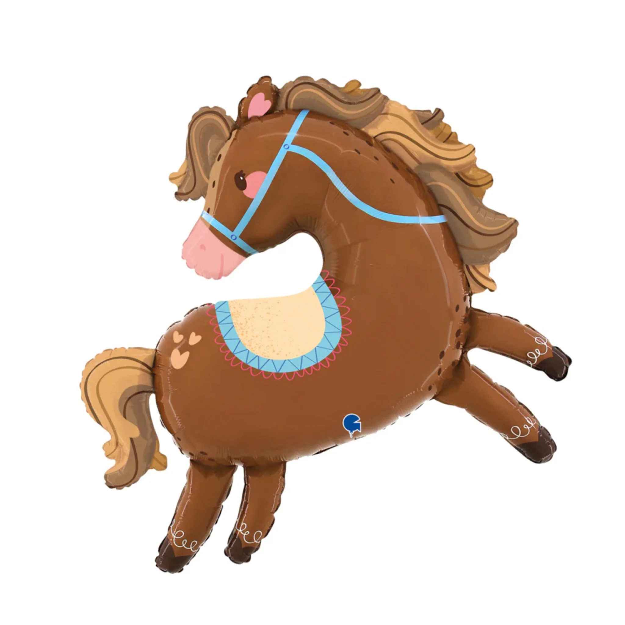 brown prancing horse