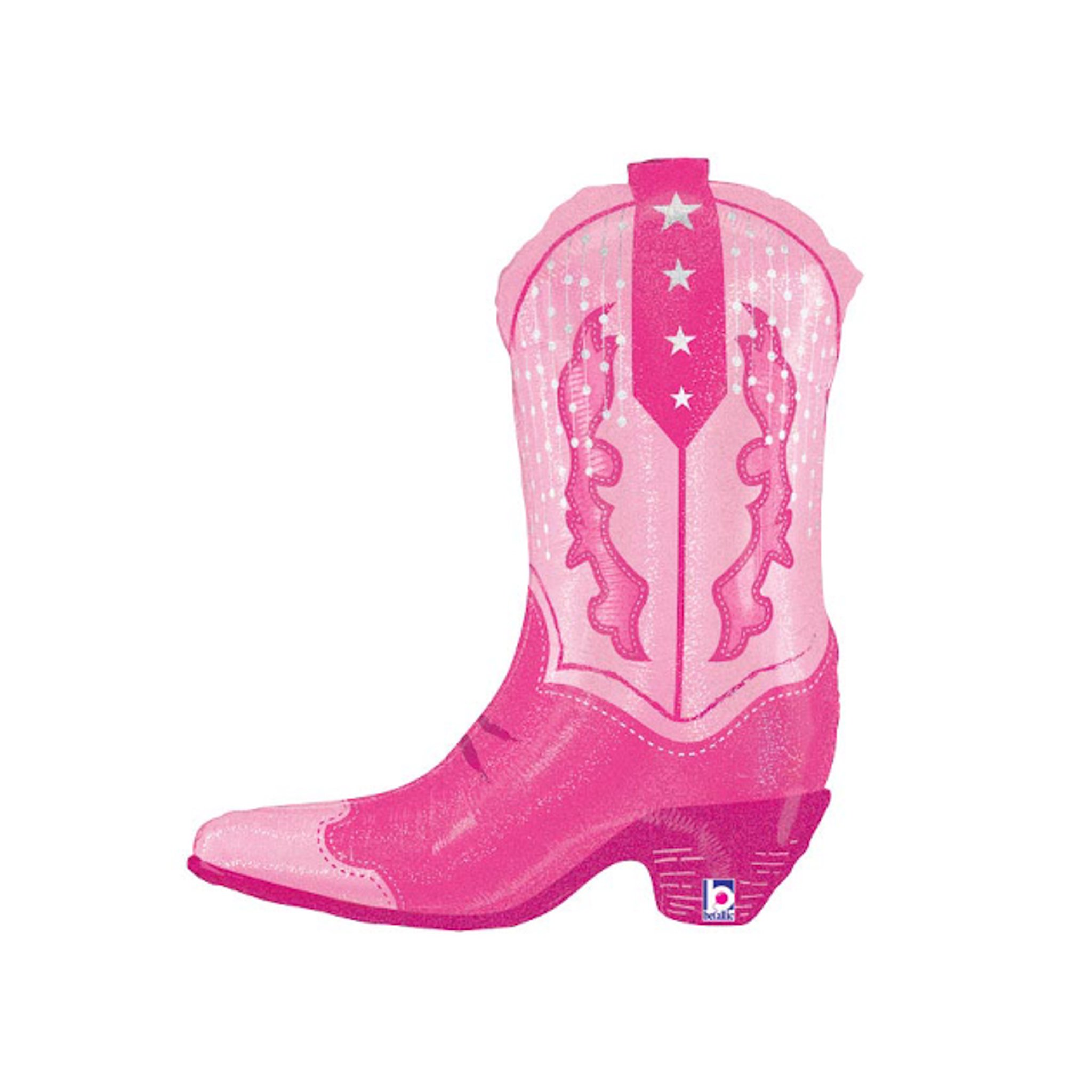 pink cowgirl boot