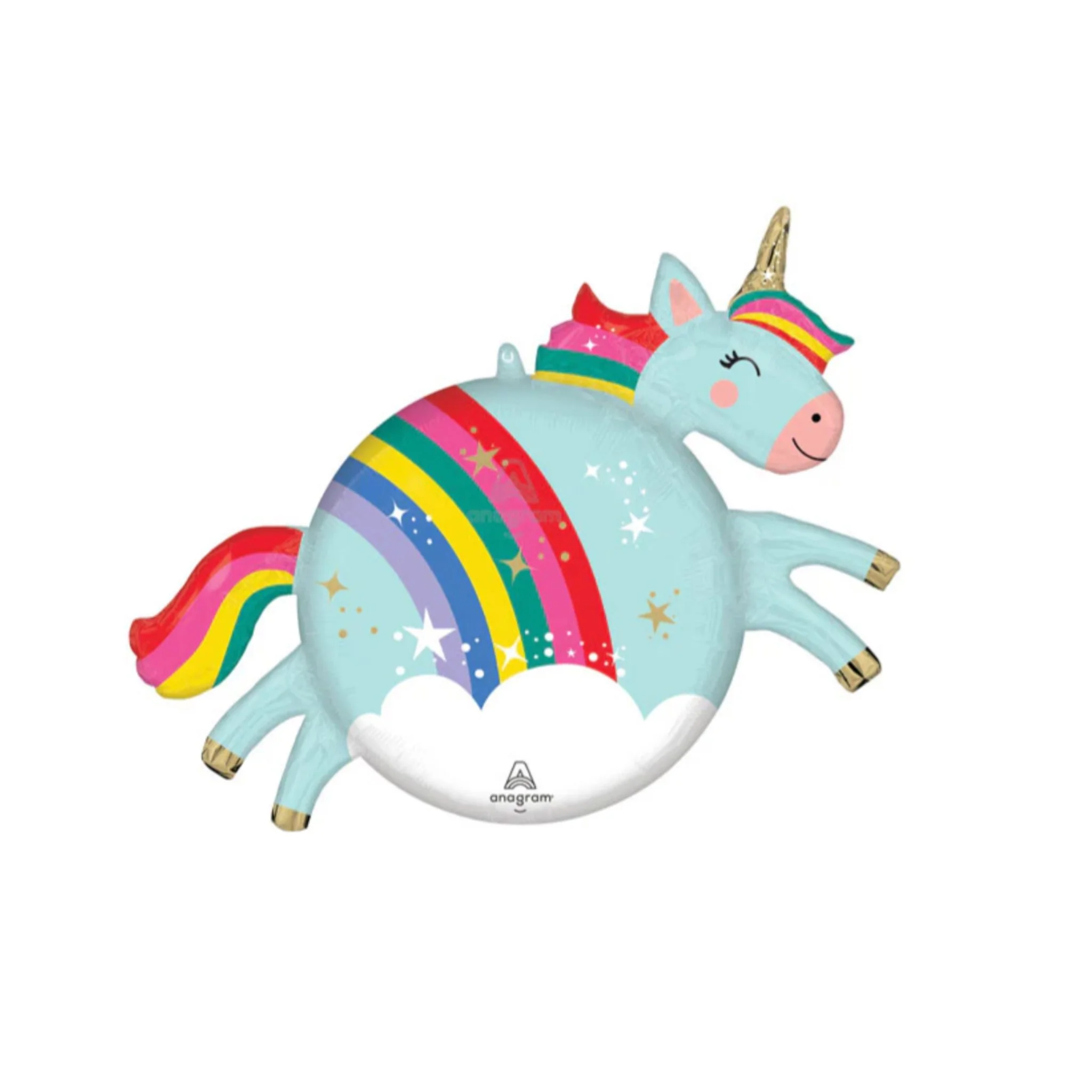 rainbow bubble unicorn