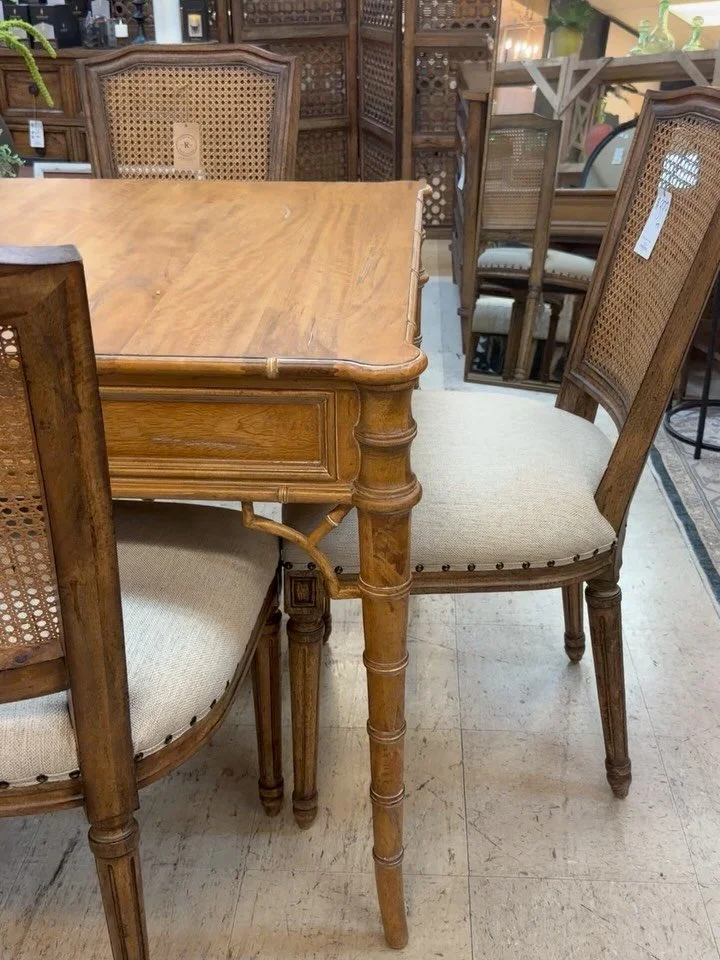 Made for Mahjong nights. 🤍
This game table brings just as much style as it does function. Warm wood, bamboo-inspired details, and a timeless shape make it a piece you&rsquo;ll want to leave out long after the game is over.
Perfect for Mahjong night,