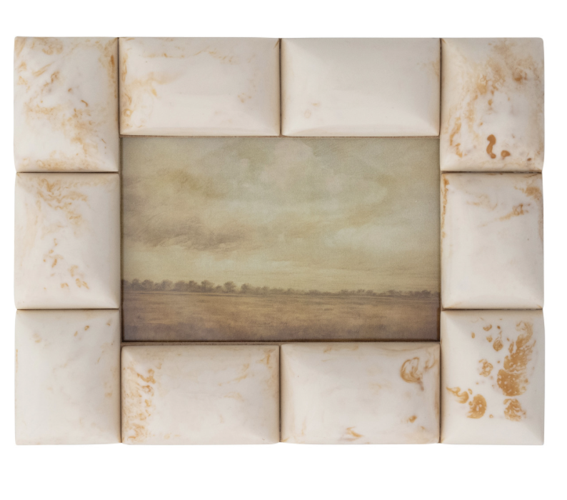 Marbled Resin Tile Photo Frame